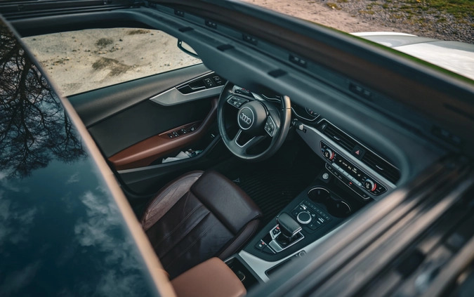 Audi A5 cena 117000 przebieg: 61999, rok produkcji 2017 z Gniezno małe 121